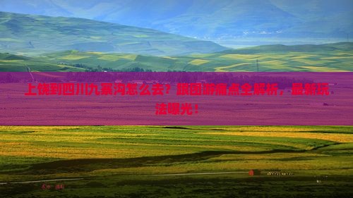 上饶到四川九寨沟旅行社
