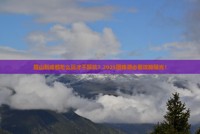 眉山到四川成都团体旅游