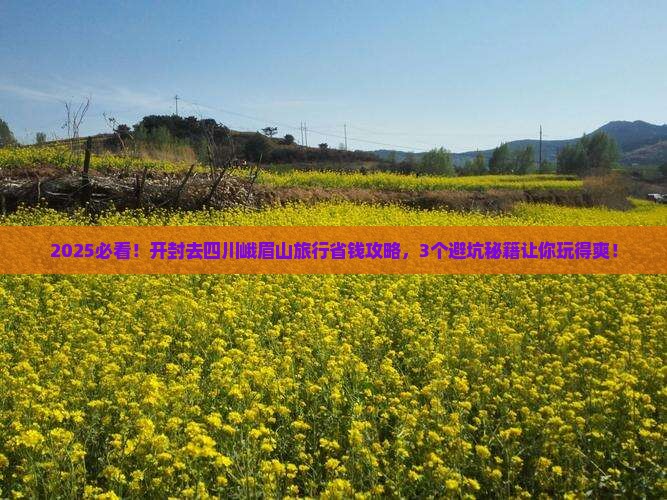开封去四川峨眉山旅行社
