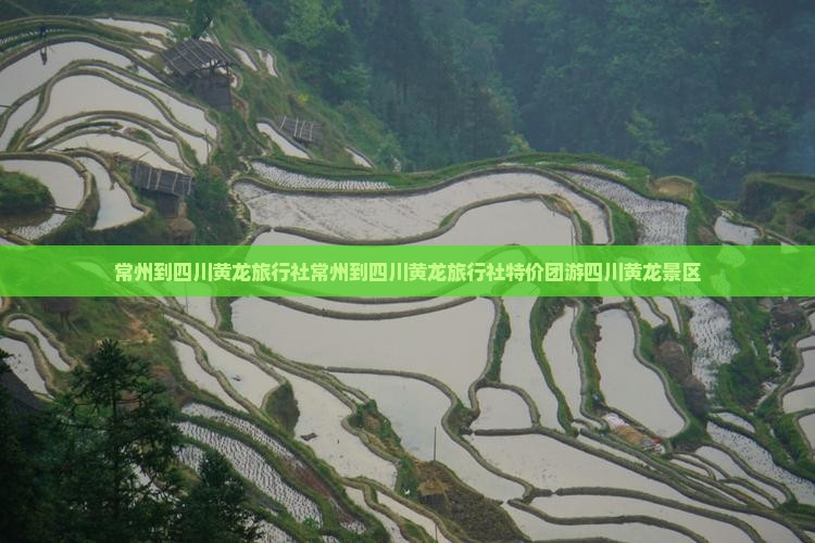 常州到四川黄龙旅行社