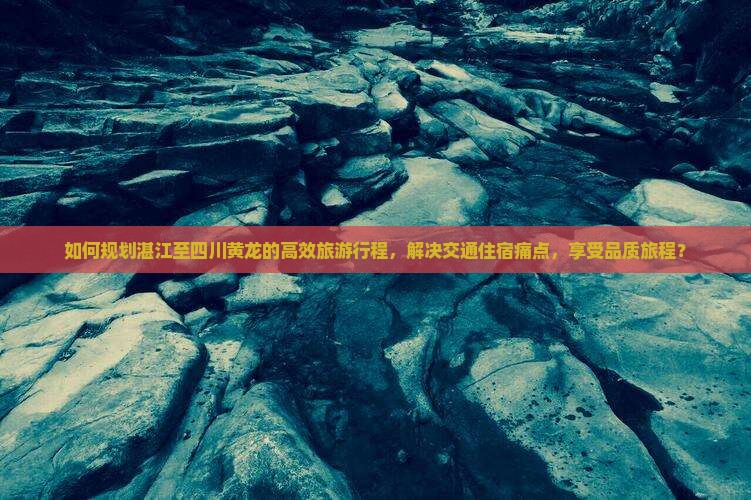 如何规划湛江至四川黄龙的高效旅游行程，解决交通住宿痛点，享受品质旅程？