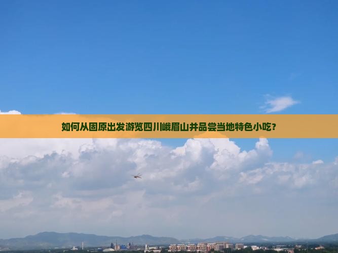 如何从固原出发游览四川峨眉山并品尝当地特色小吃？