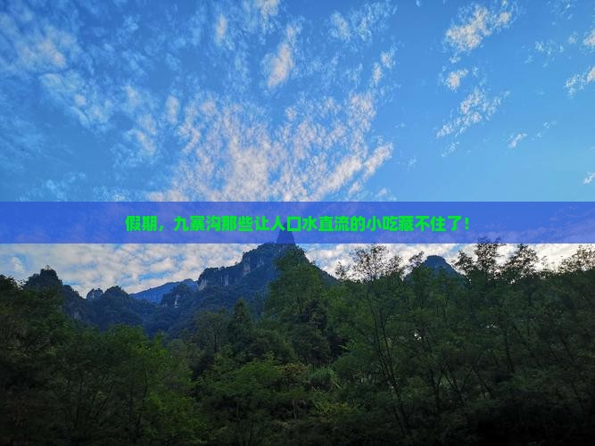 假期，九寨沟那些让人口水直流的小吃藏不住了！