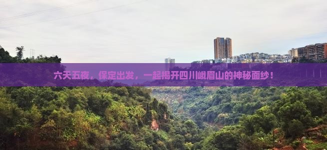 六天五夜，保定出发，一起揭开四川峨眉山的神秘面纱！