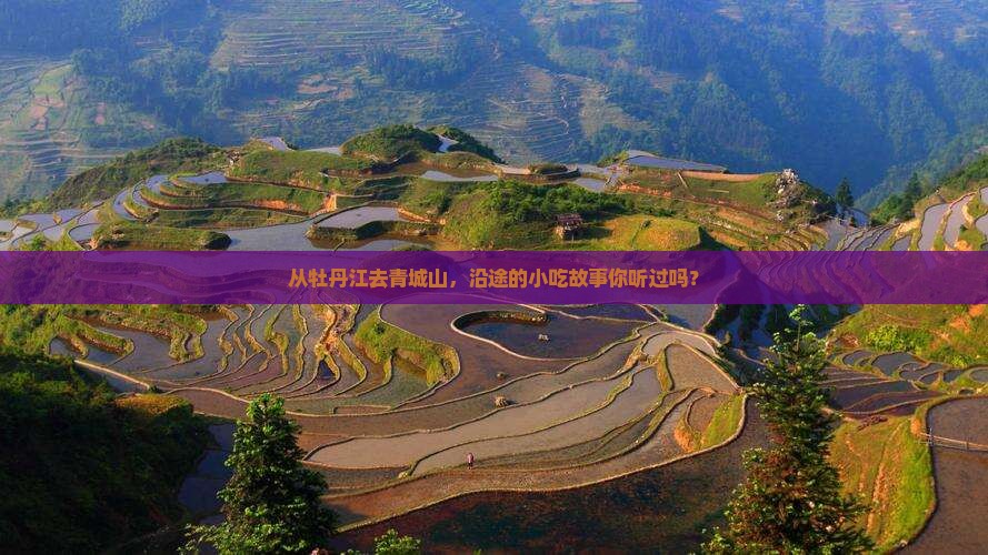 从牡丹江去青城山，沿途的小吃故事你听过吗？