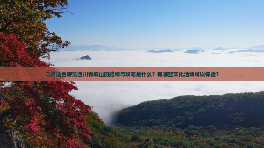 二月适合游览四川青城山的路线与攻略是什么？有哪些文化活动可以体验？