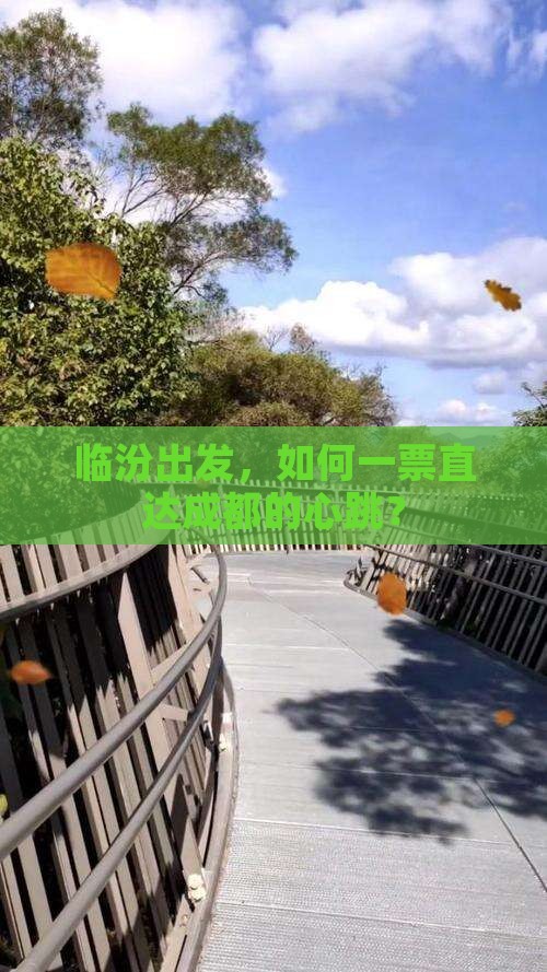 临汾出发，如何一票直达成都的心跳？