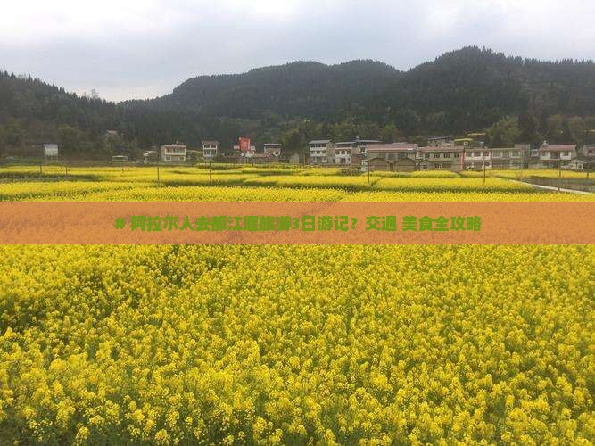 # 阿拉尔人去都江堰旅游3日游记？交通+美食全攻略