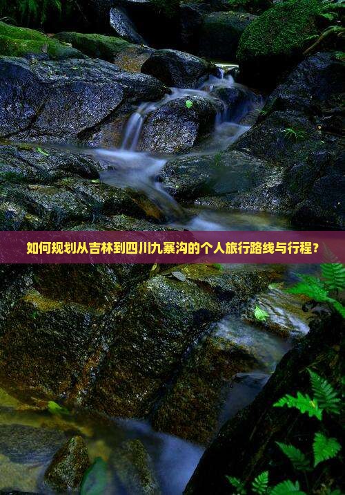 如何规划从吉林到四川九寨沟的个人旅行路线与行程？