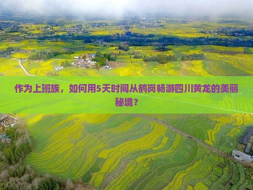 作为上班族,如何用5天时间从鹤岗畅游四川黄龙的美丽秘境? 作为上班族,如何用5天时间从鹤岗畅游四川黄龙的美丽秘境?