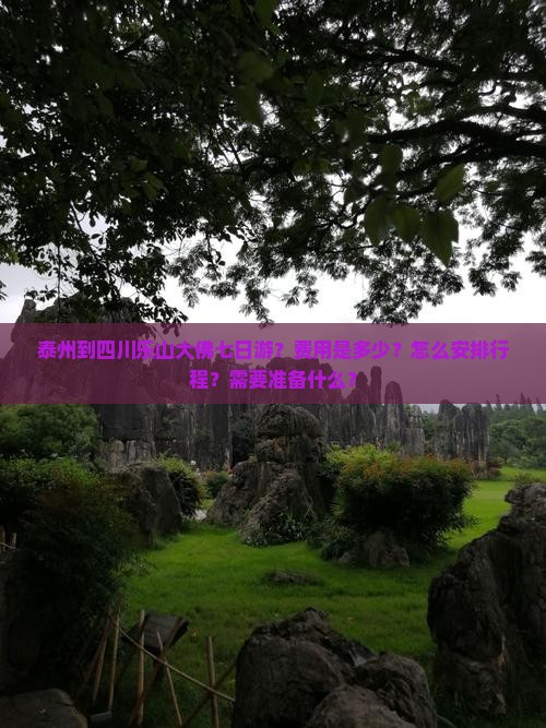 泰州到四川乐山大佛七日游？费用是多少？怎么安排行程？需要准备什么？