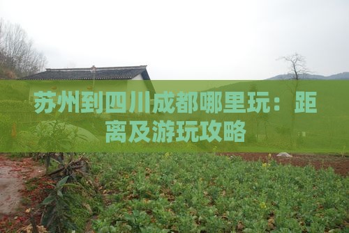 苏州到四川成都哪里玩：距离及游玩攻略
