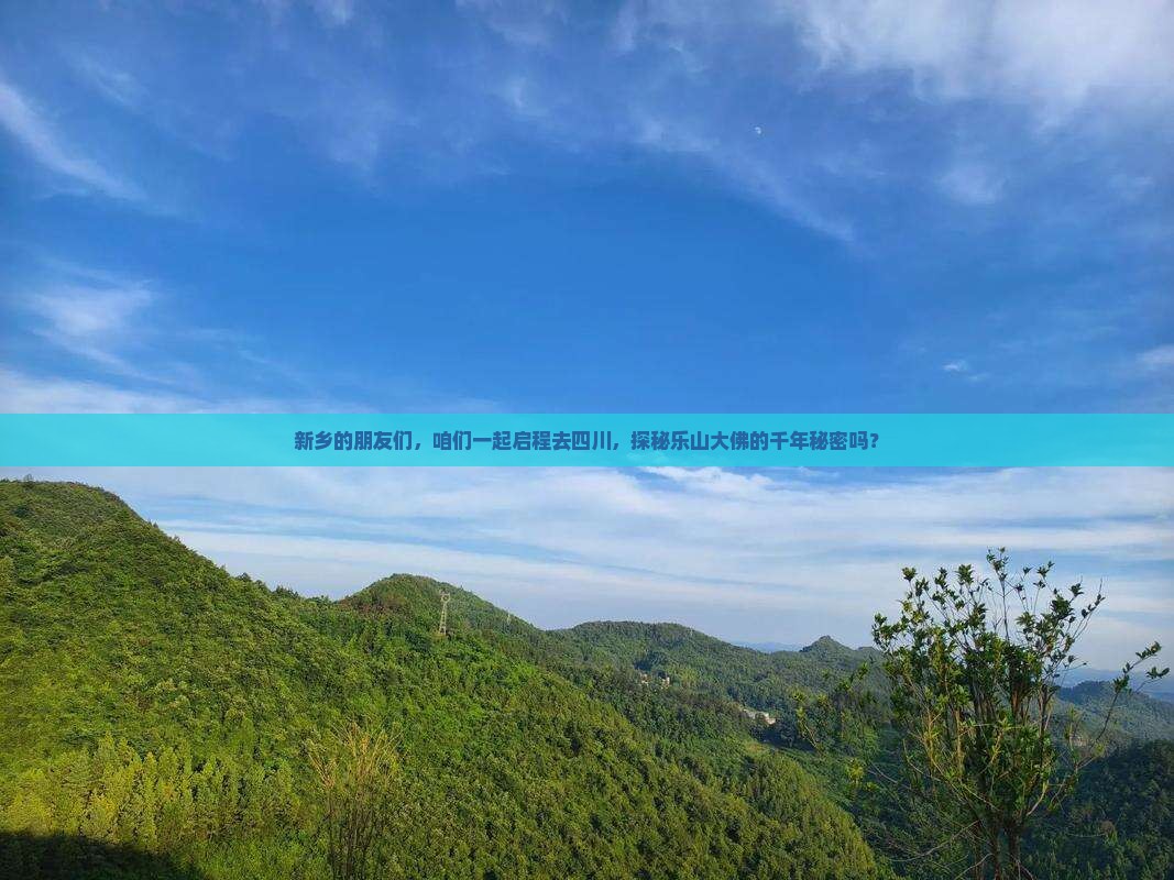新乡的朋友们，咱们一起启程去四川，探秘乐山大佛的千年秘密吗？