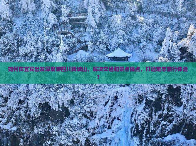 如何在宜宾出发深度游四川青城山，解决交通和景点痛点，打造难忘旅行体验？
