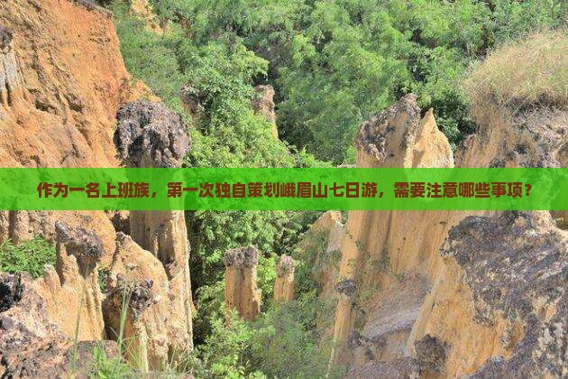 作为一名上班族，第一次独自策划峨眉山七日游，需要注意哪些事项？