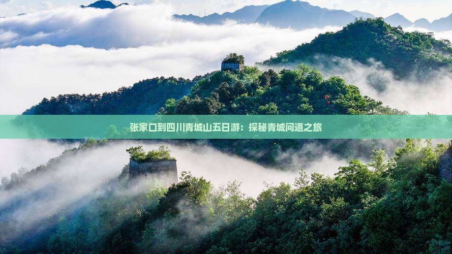 张家口到四川青城山五日游：探秘青城问道之旅
