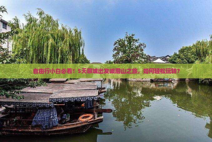 自由行小白必看！5天聊城出发峨眉山之旅，如何轻松玩转？