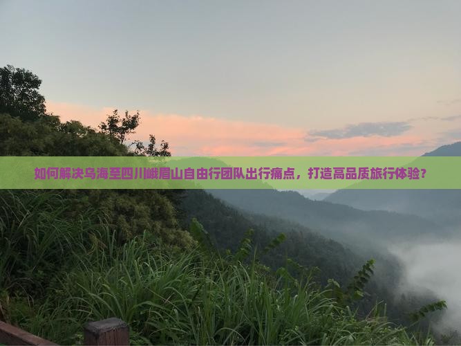 如何解决乌海至四川峨眉山自由行团队出行痛点，打造高品质旅行体验？