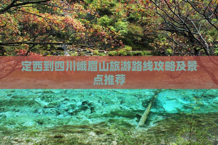 定西到四川峨眉山个人游