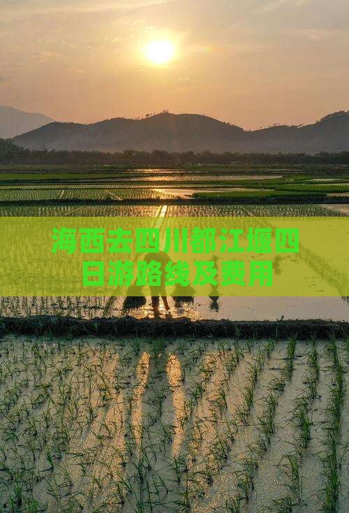 海西去四川都江堰四日游
