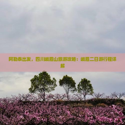 阿泰勒去四川峨眉山二日游 阿泰勒去四川峨眉山二日游