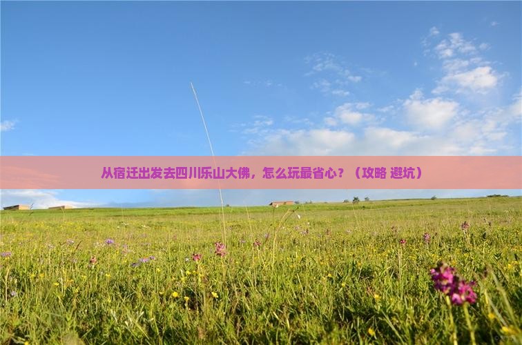宿迁到四川乐山大佛景点