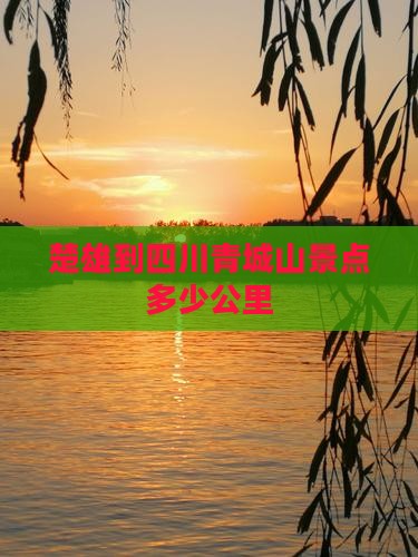 楚雄到四川青城山景点