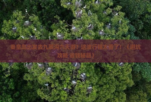 秦皇岛到四川九寨沟六日游