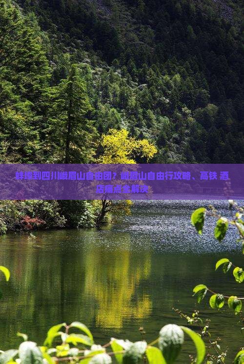 蚌埠到四川峨眉山自由团？峨眉山自由行攻略、高铁+酒店痛点全解决