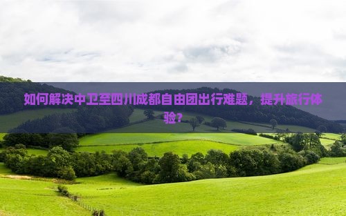 如何解决中卫至四川成都自由团出行难题，提升旅行体验？