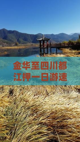 金华至四川都江押一日游速览千年水利奇迹