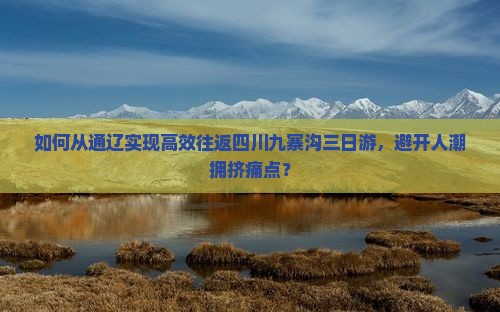 如何从通辽实现高效往返四川九寨沟三日游，避开人潮拥挤痛点？