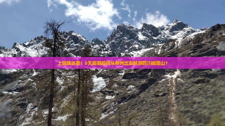 上班族必看！5天假期如何从柳州出发畅游四川峨眉山？