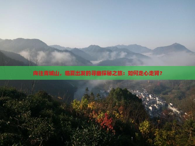 向往青城山，临夏出发的寻幽探秘之旅：如何走心走肾？