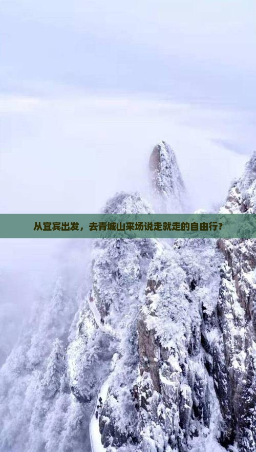 宜宾去四川青城山自由团