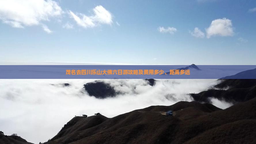 茂名去四川乐山大佛六日游