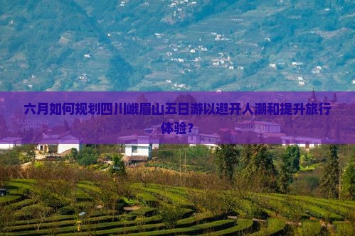 六月去四川峨眉山五日游