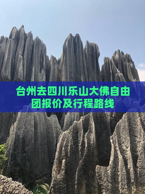 台州去四川乐山大佛自由团