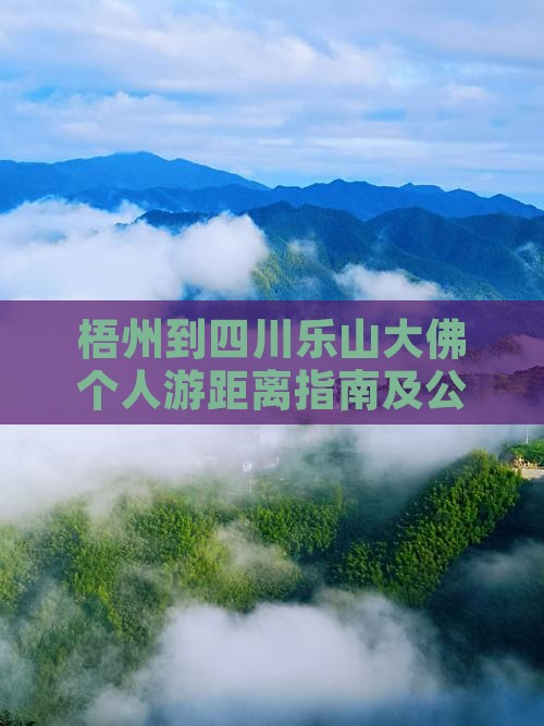 梧州到四川乐山大佛个人游