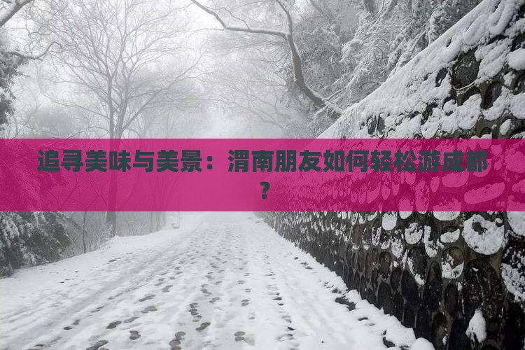 渭南到四川成都攻略