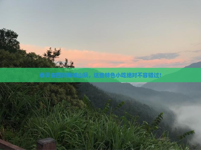 春天去四川青城山旅游小吃