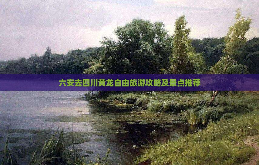 六安去四川黄龙自由团