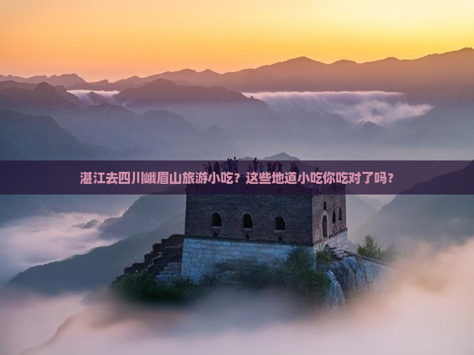 湛江去四川峨眉山旅游小吃