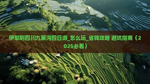 伊犁到四川九寨沟四日游