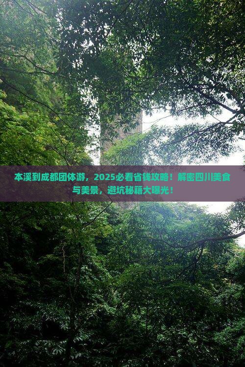 本溪到四川成都团体旅游