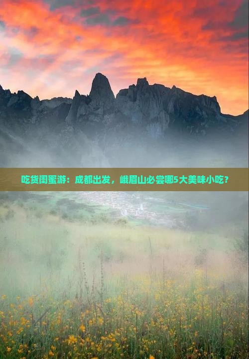 成都到四川峨眉山旅游小吃