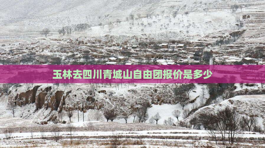 玉林去四川青城山自由团