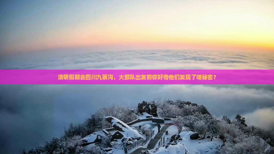 清明节去四川九寨沟大型旅游团