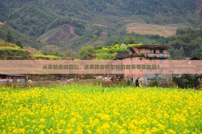 阜新到四川峨眉山攻略
