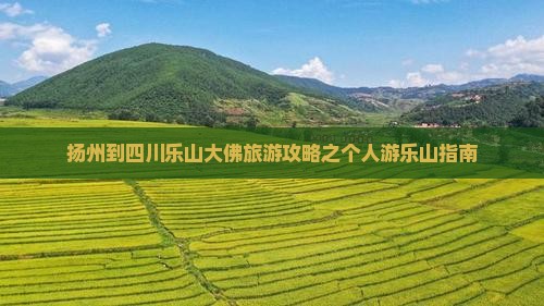扬州去四川乐山大佛个人游
